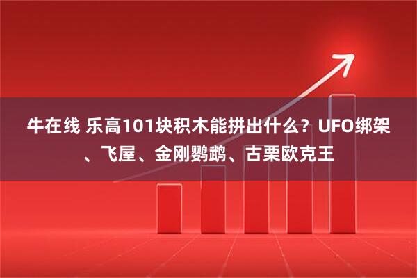 牛在线 乐高101块积木能拼出什么？UFO绑架、飞屋、金刚鹦鹉、古栗欧克王
